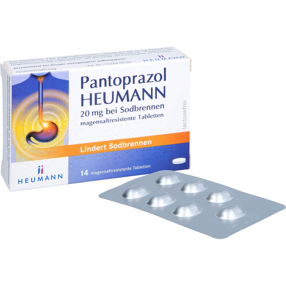 PANTOPRAZOL Heumann 20 mg b.Sodbrennen msr.Tabl.