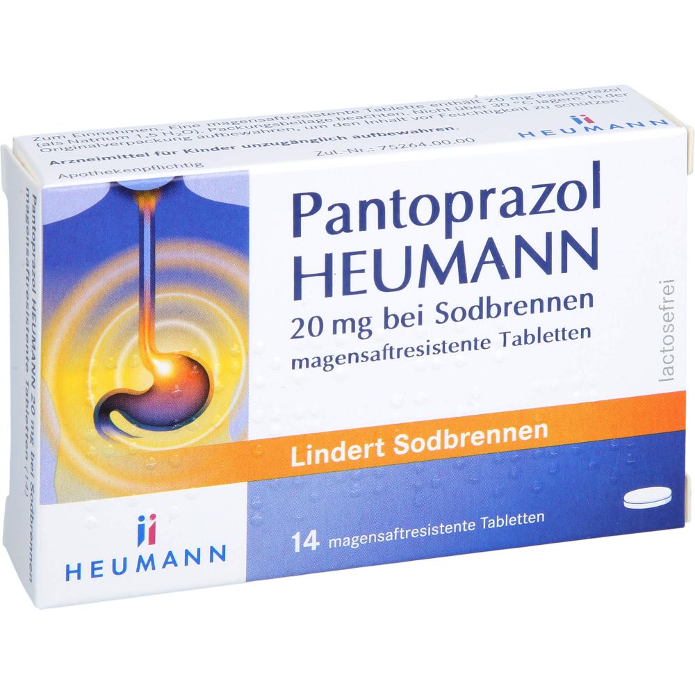 PANTOPRAZOL Heumann 20 mg b.Sodbrennen msr.Tabl.