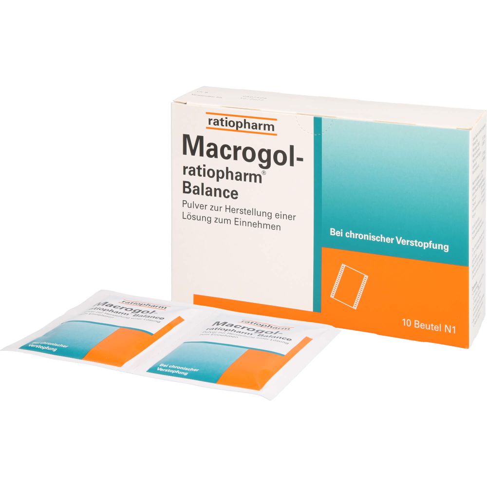 MACROGOL-ratiopharm Balance Plv.z.H.e.L.z.Einn.