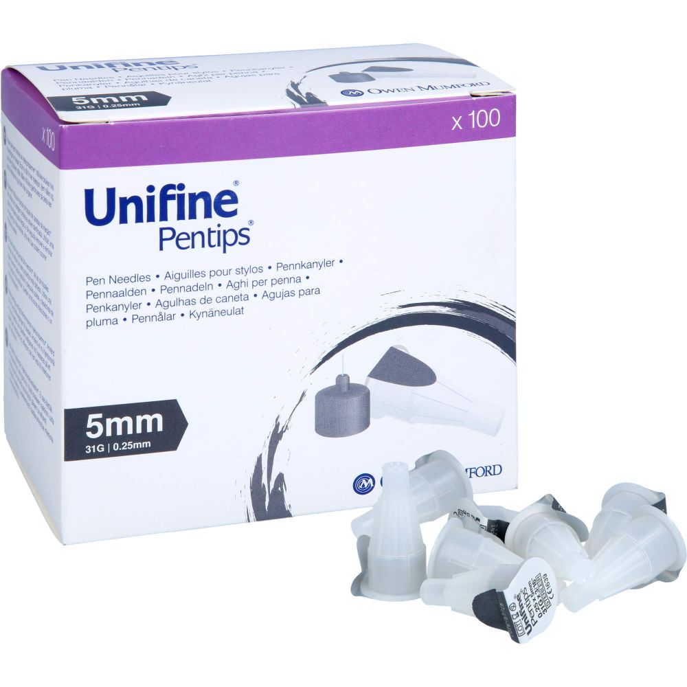 UNIFINE Pentips Kanüle 31 G 5 mm