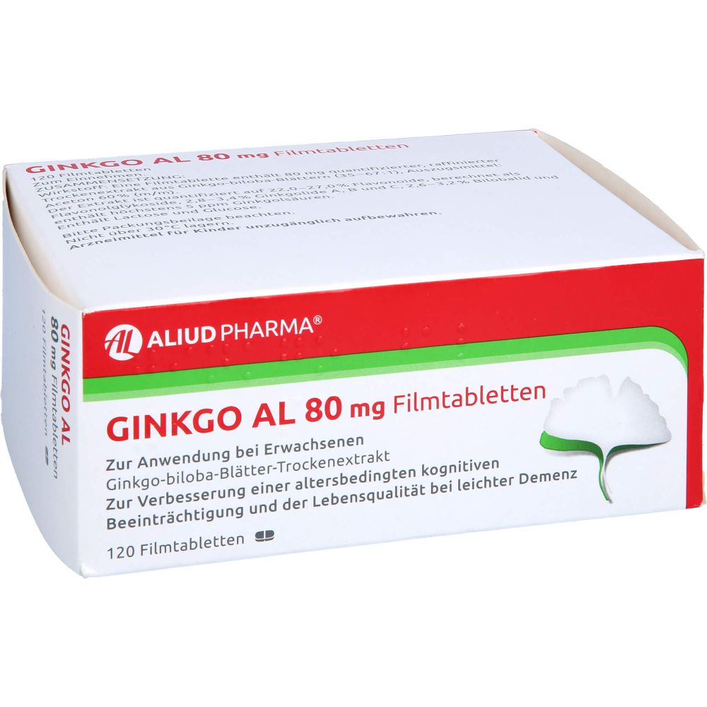 GINKGO AL 80 mg Filmtabletten