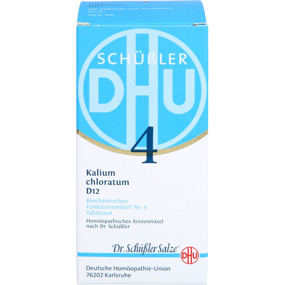 Biochemie Dhu 4 Kalium chloratum D 12 Tabletten 420 St