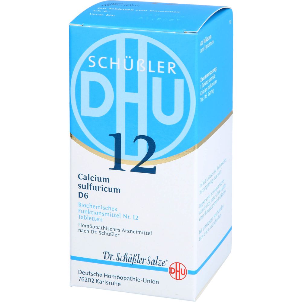 BIOCHEMIE DHU 12 Calcium sulfuricum D 6 Tabletten