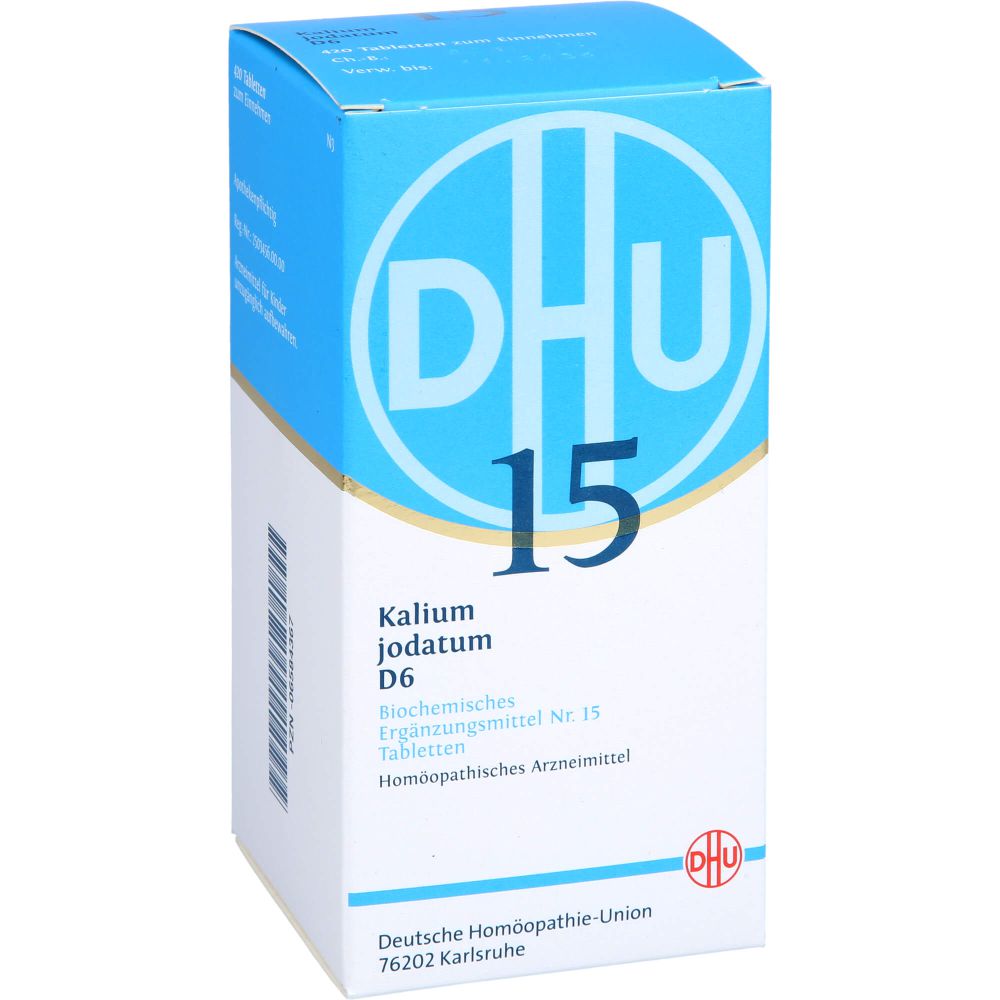 Biochemie Dhu 15 Kalium jodatum D 6 Tabletten 420 St