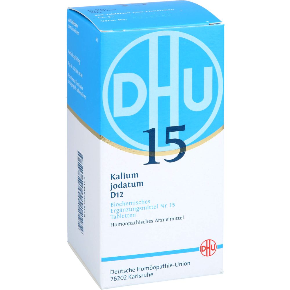 Biochemie Dhu 15 Kalium jodatum D 12 Tabletten 420 St