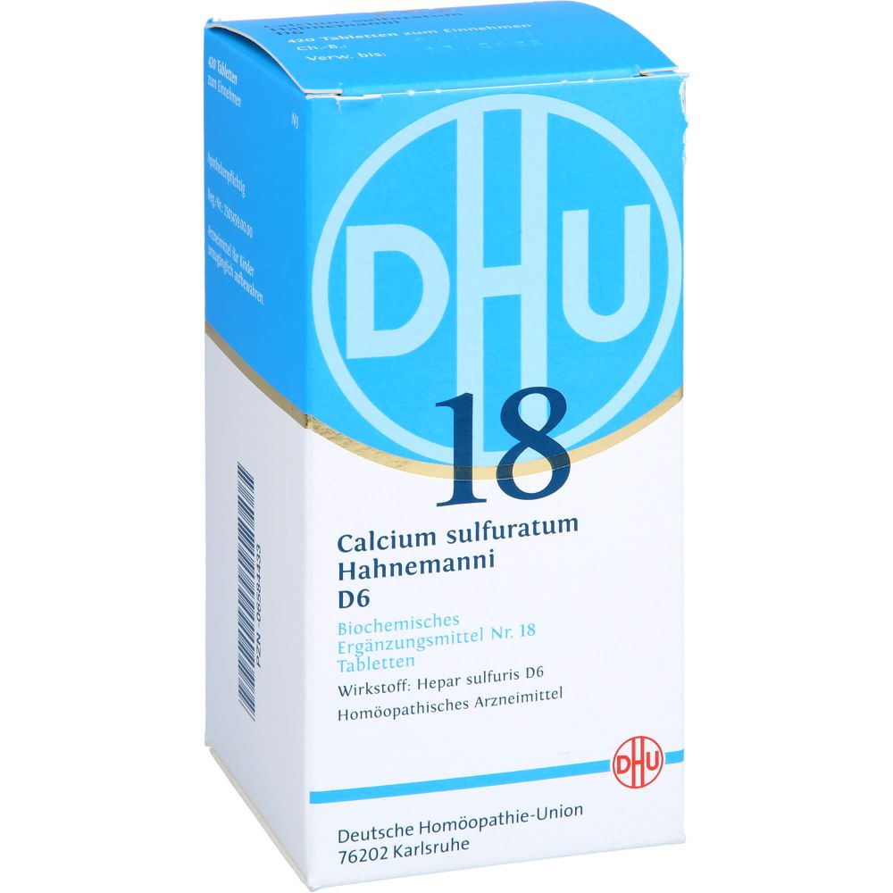 Biochemie Dhu 18 Calcium sulfuratum D 6 Tabletten 420 St