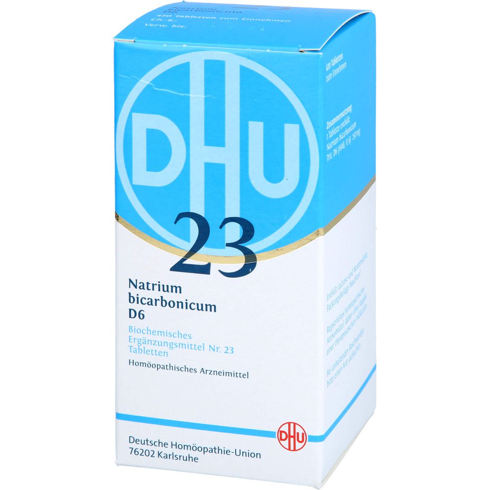 Biochemie Dhu 23 Natrium bicarbonicum D 6 Tabl. 420 St