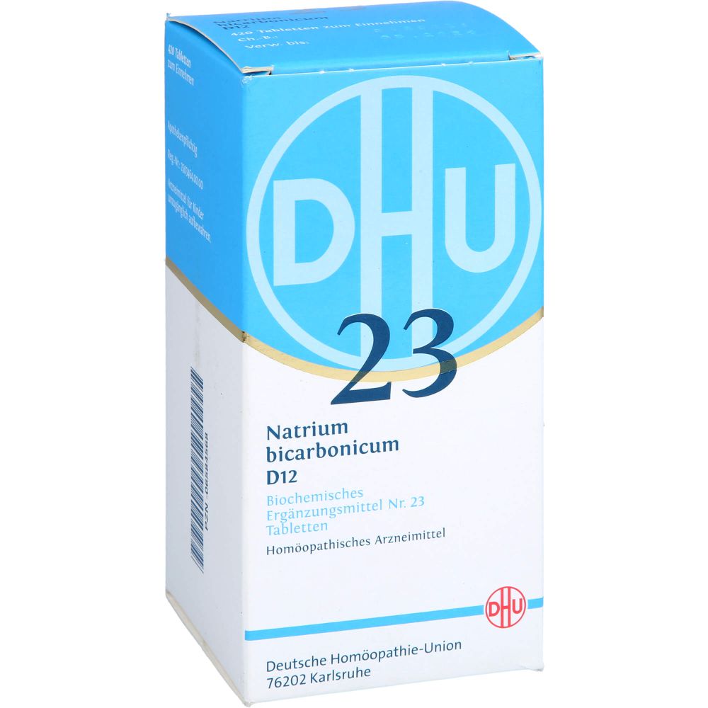 Biochemie Dhu 23 Natrium bicarbonicum D 12 Tabl. 420 St