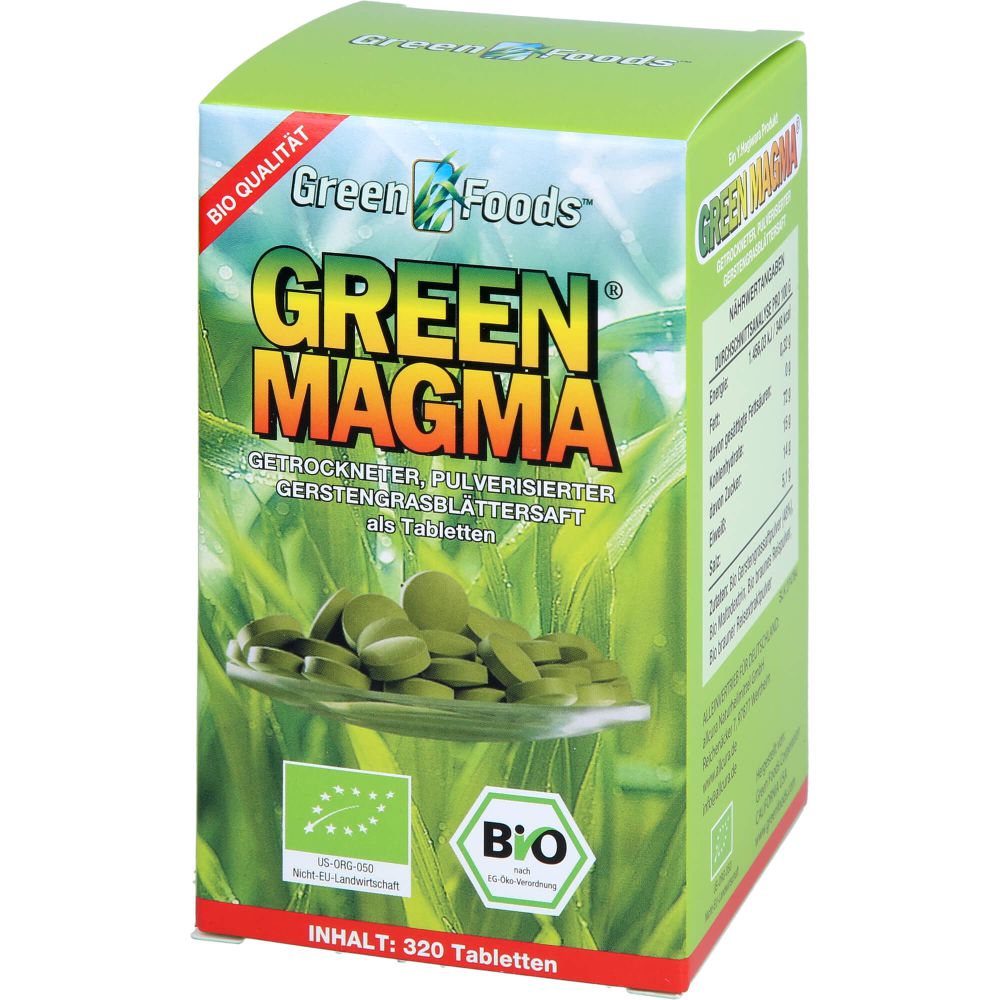 GREEN MAGMA Gerstengrasextrakt Tabletten