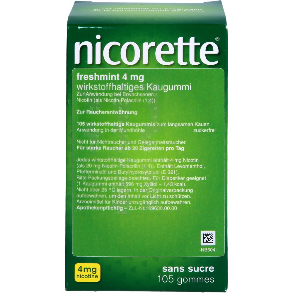 NICORETTE 4 mg freshmint Kaugummi