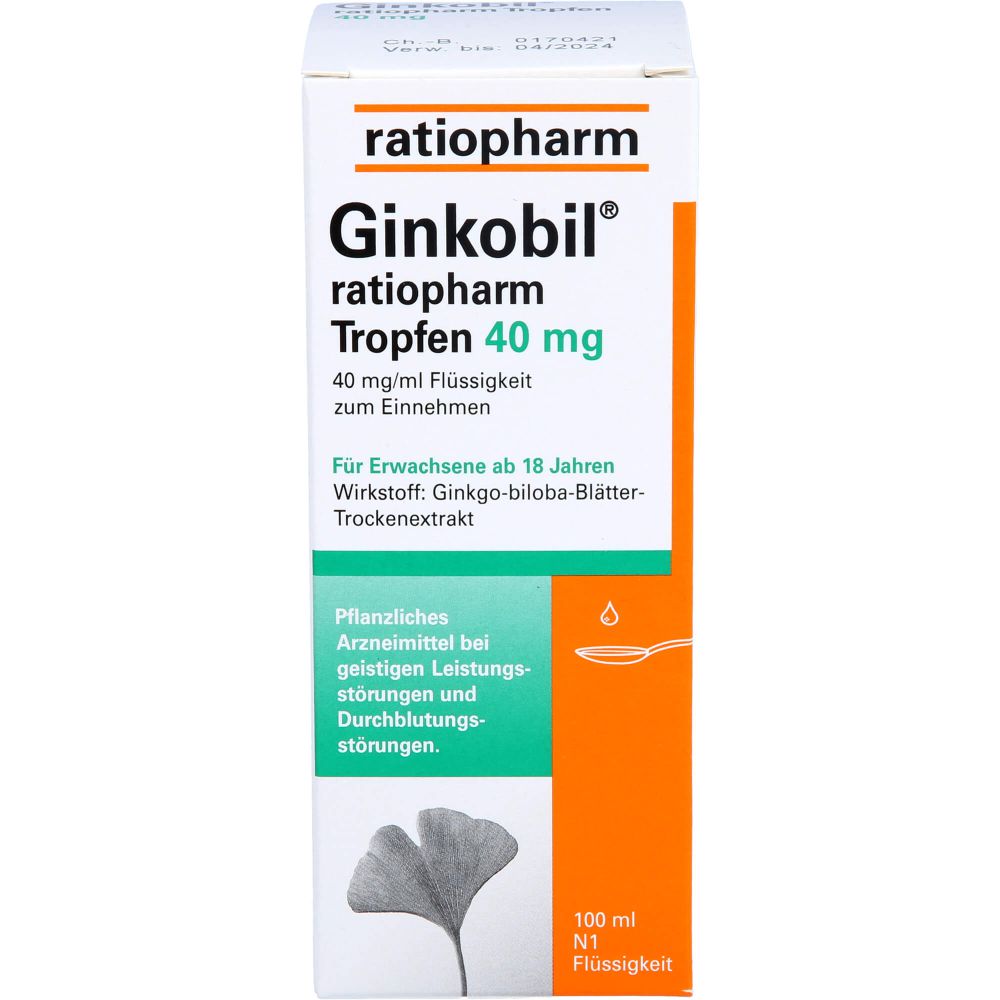 GINKOBIL-ratiopharm Tropfen 40 mg