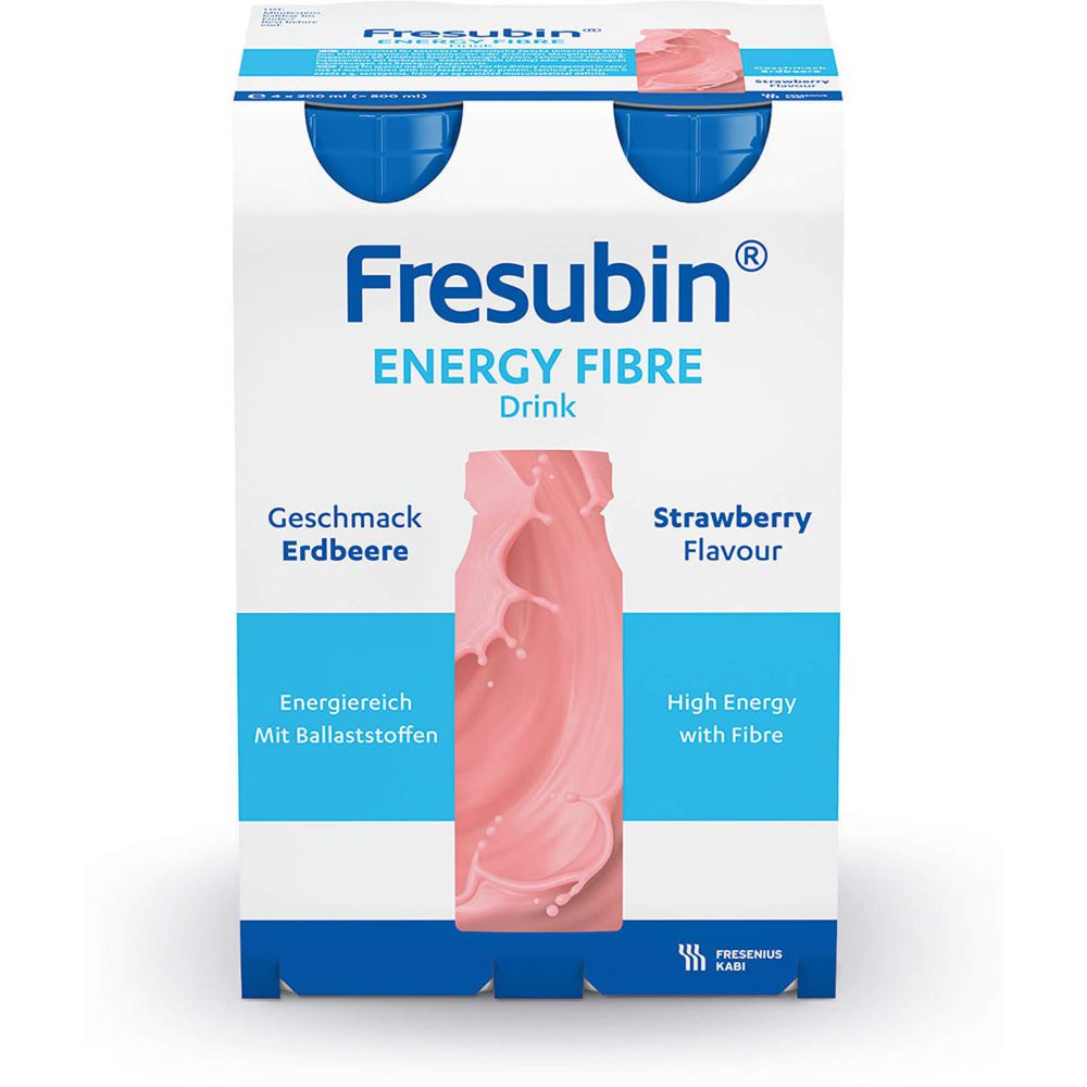 FRESUBIN ENERGY Fibre DRINK Erdbeere Trinkflasche