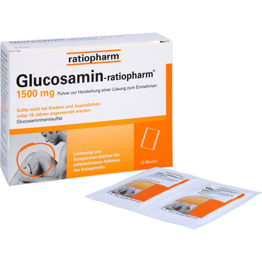 GLUCOSAMIN-RATIOPHARM 1500 mg Plv.z.H.e.L.z.Einn.