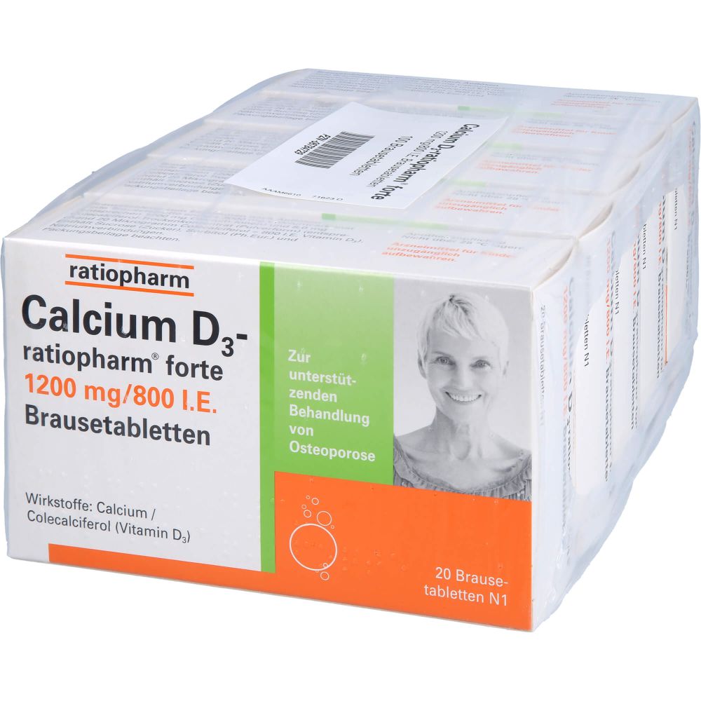 CALCIUM D3-ratiopharm forte Brausetabletten