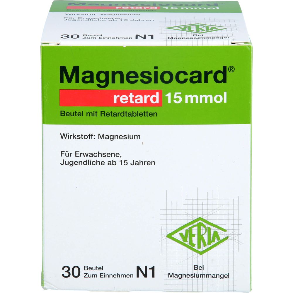 MAGNESIOCARD retard 15 mmol Beutel m.ret.Filmtabl.