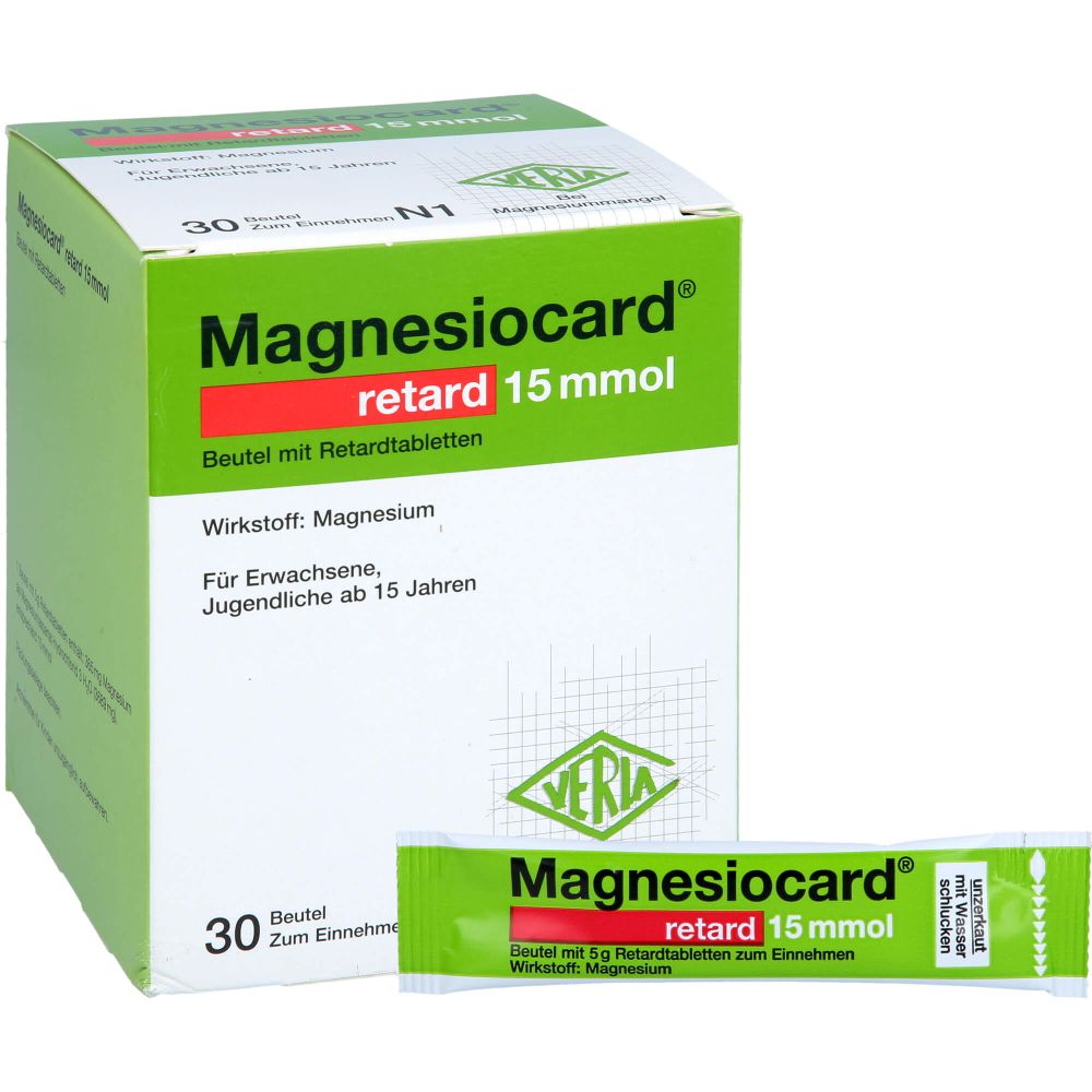 MAGNESIOCARD retard 15 mmol Beutel m.ret.Filmtabl.