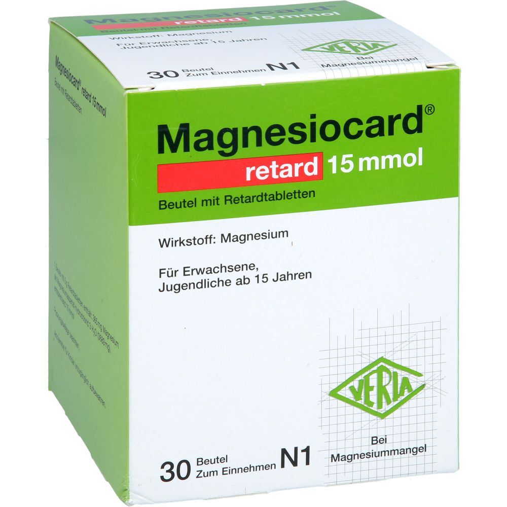 MAGNESIOCARD retard 15 mmol Beutel m.ret.Filmtabl.