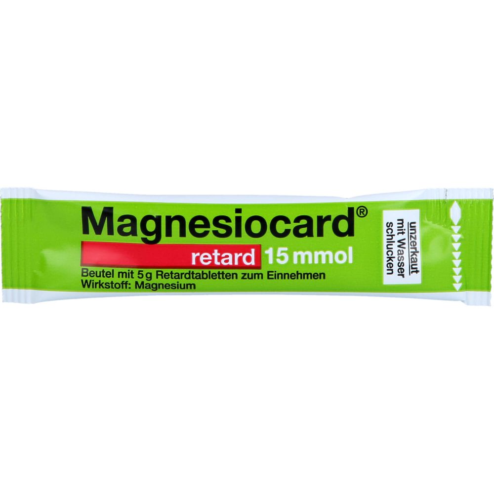 MAGNESIOCARD retard 15 mmol Beutel m.ret.Filmtabl.