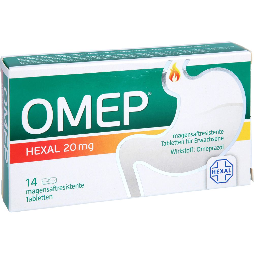 OMEP HEXAL 20 mg magensaftresistente Tabletten