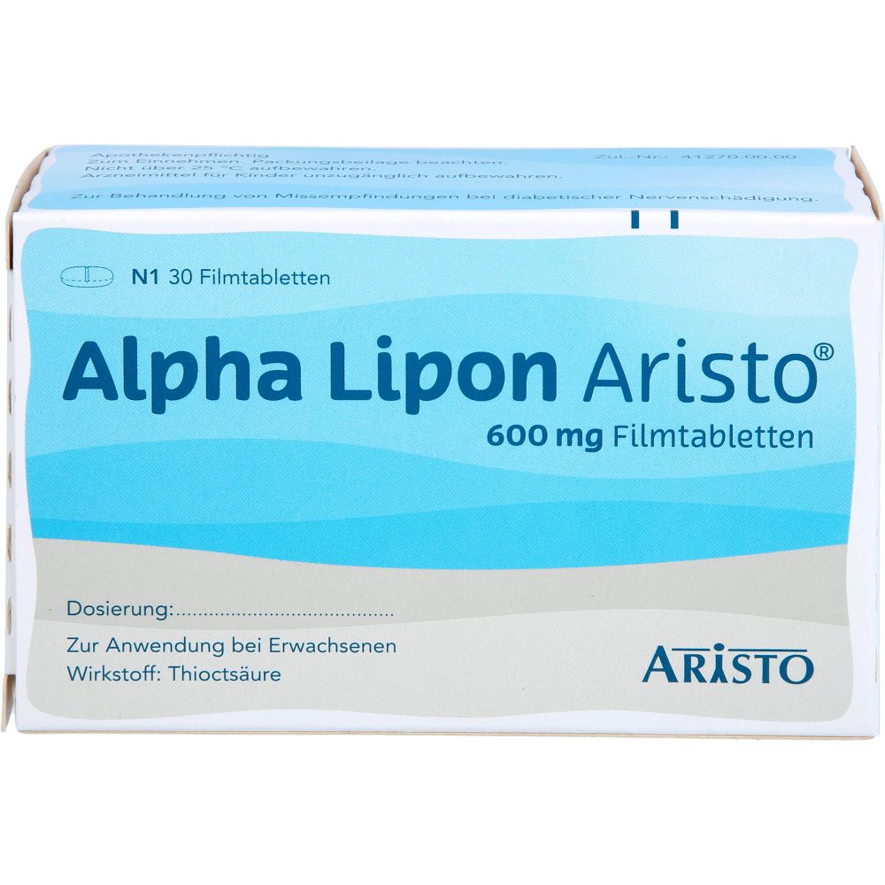 ALPHA LIPON Aristo 600 mg Filmtabletten