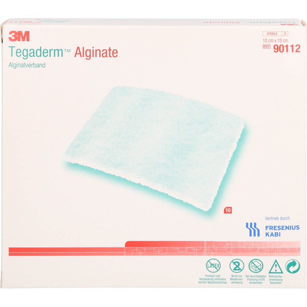 TEGADERM Alginate FK Kompressen 10x10 cm 90112