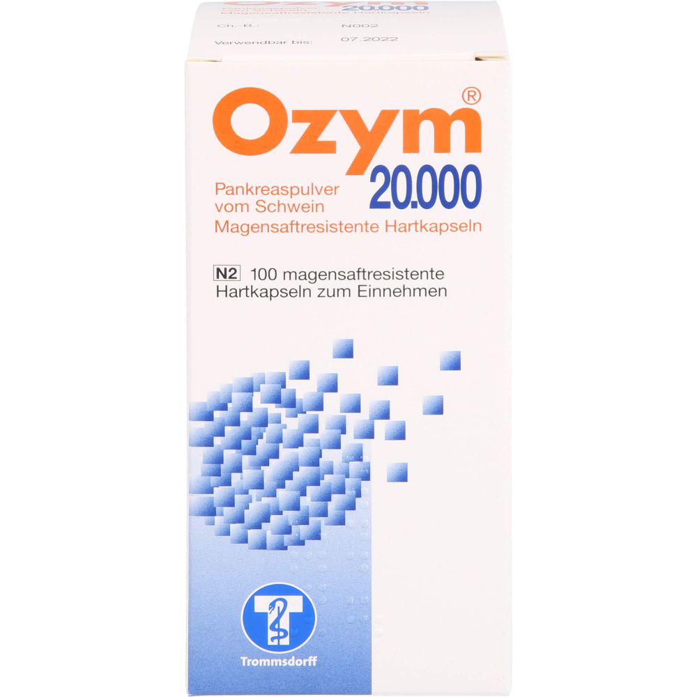 Ozym 20.000 Hartkapseln magensaftr. 100 St