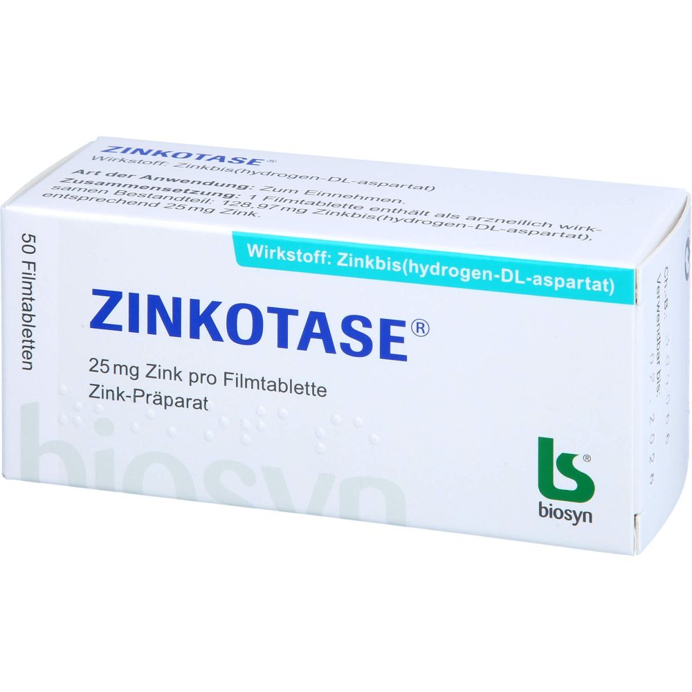 ZINKOTASE Filmtabletten