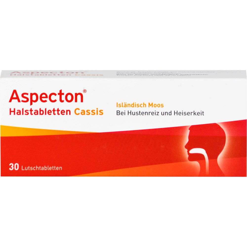 ASPECTON Halstabletten Cassis Lutschtabletten