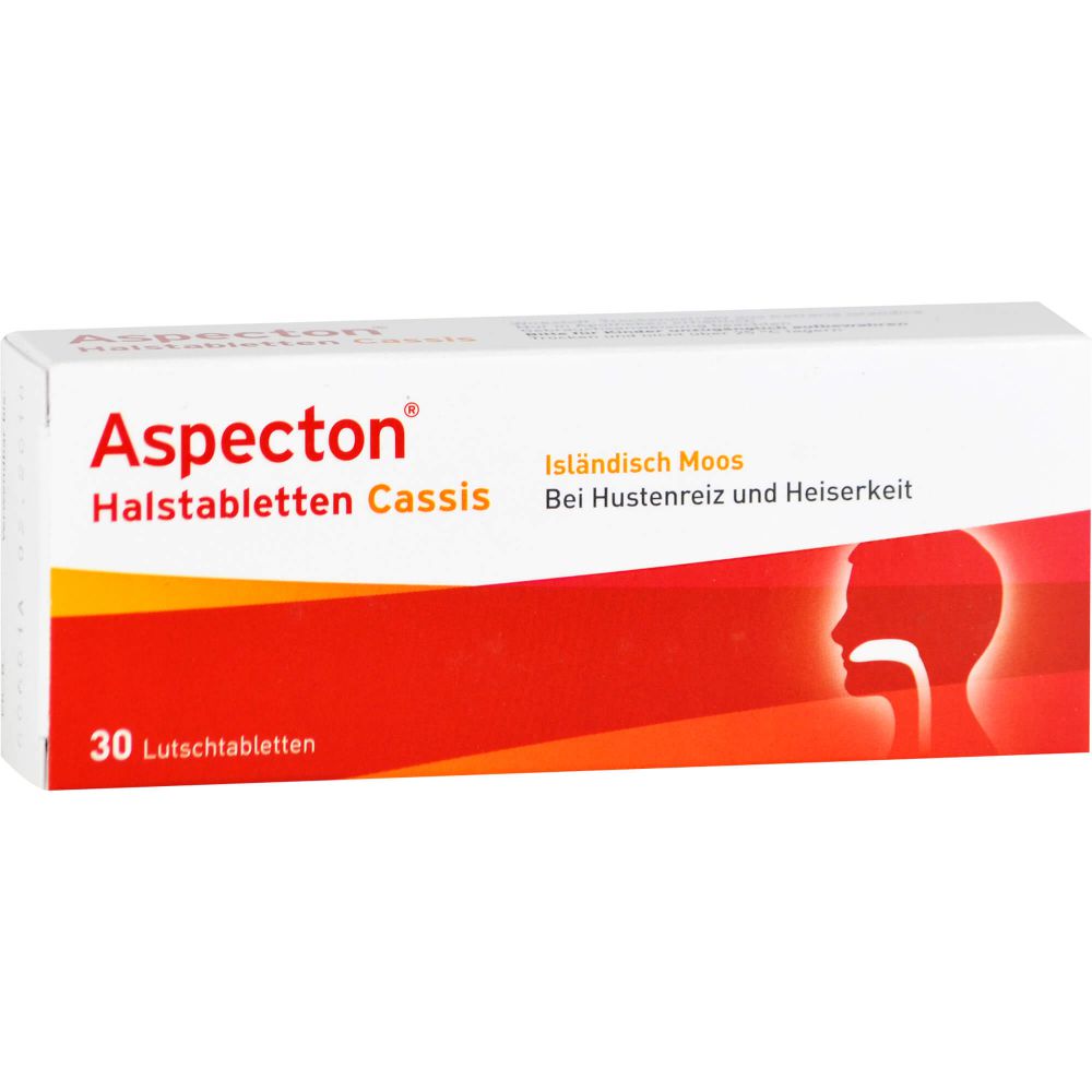 ASPECTON Halstabletten Cassis Lutschtabletten