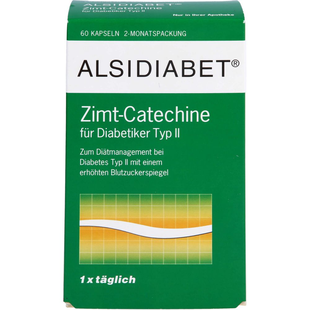 ALSIDIABET Zimt-Catechine f.Diab.Typ II 1xtägl.Kps