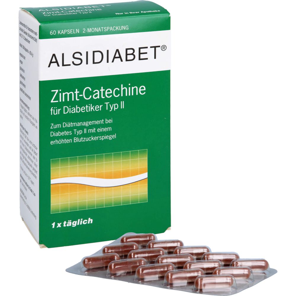 ALSIDIABET Zimt-Catechine f.Diab.Typ II 1xtägl.Kps