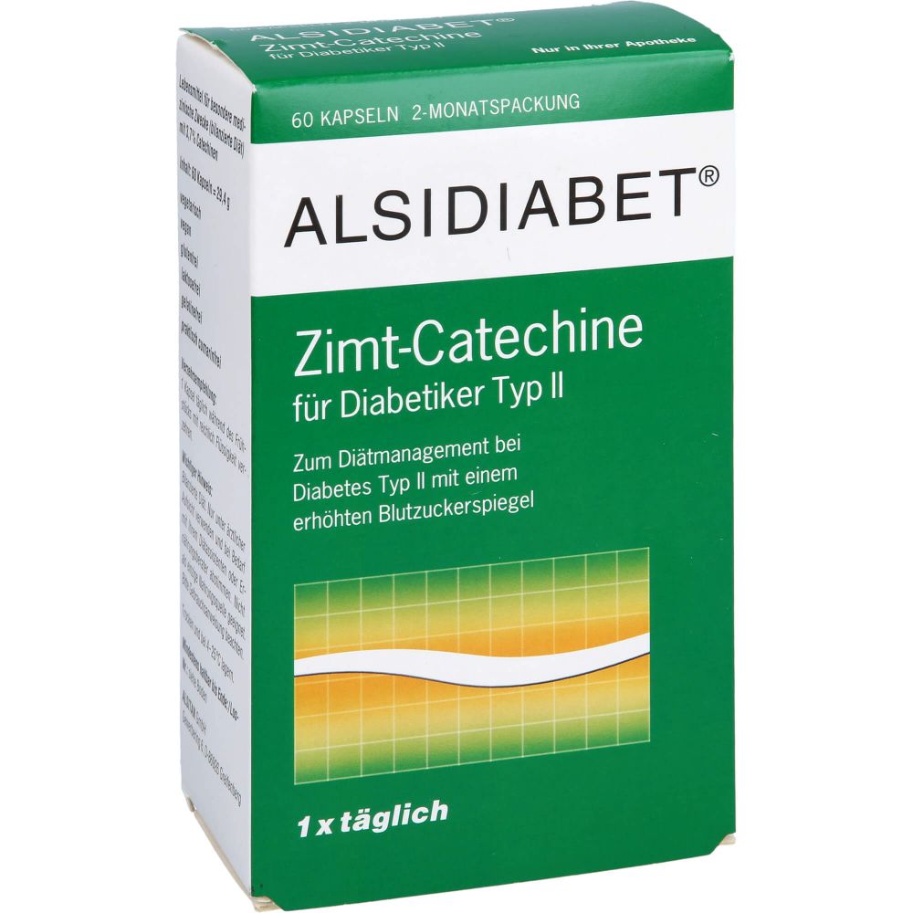 ALSIDIABET Zimt-Catechine f.Diab.Typ II 1xtägl.Kps