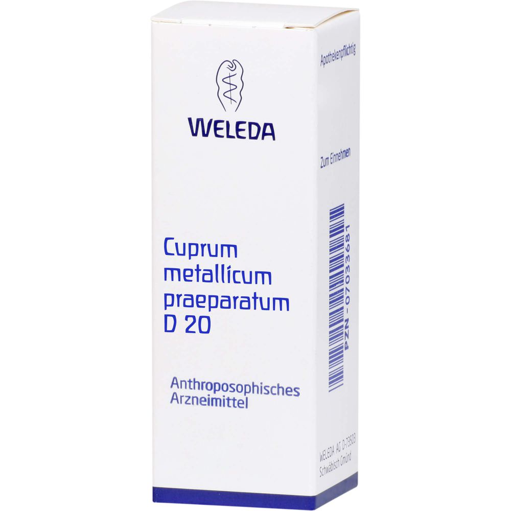 Weleda Cuprum Metallicum praep.D 20 Trituration 20 g