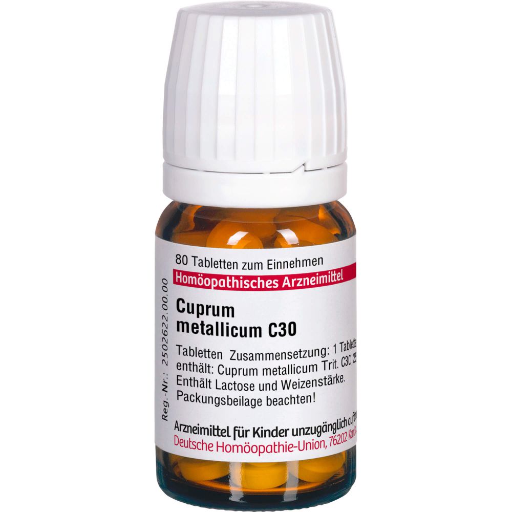 Cuprum Metallicum C 30 Tabletten 80 St