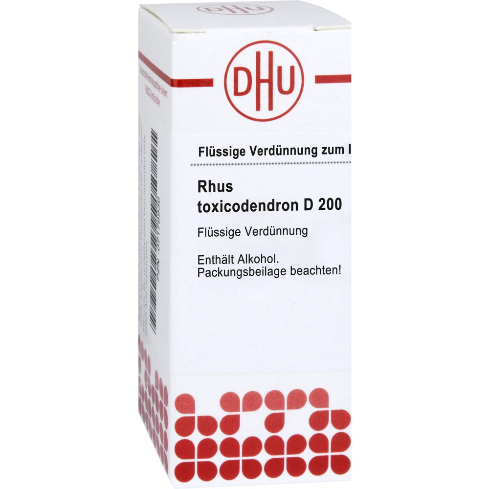 RHUS TOXICODENDRON D 200 Dilution