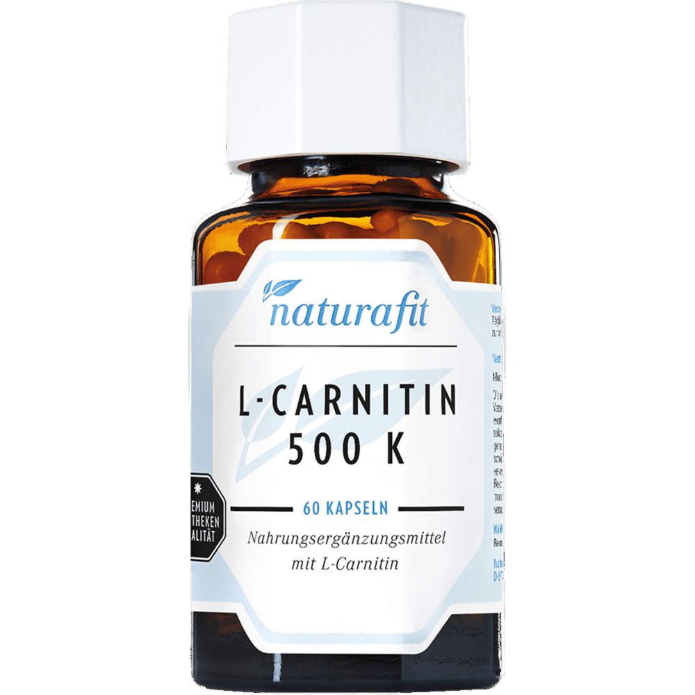 Naturafit L-Carnitin 500 K Kapseln 60 St