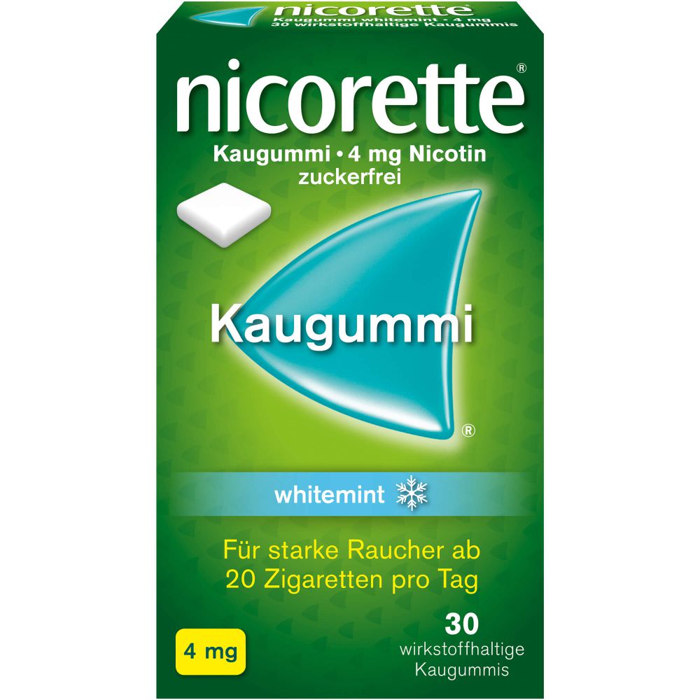 NICORETTE Kaugummi 4 mg whitemint
