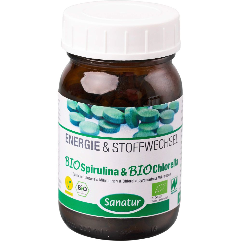 BIOSPIRULINA & Biochlorella 2in1 Tabletten