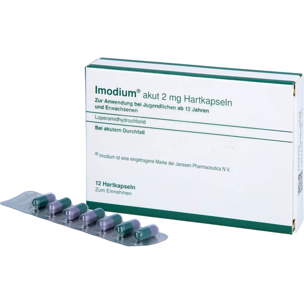 Imodium akut Hartkapseln 12 St