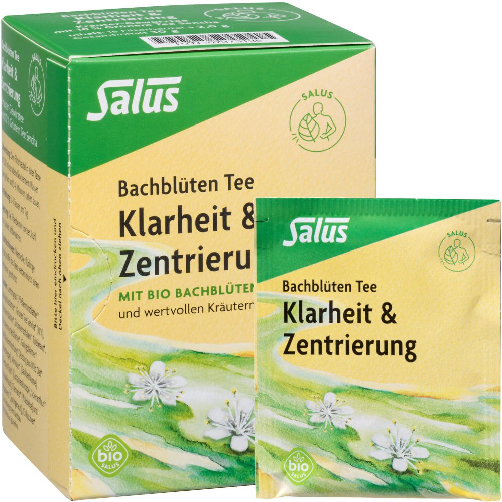 BACHBLÜTEN TEE Klarheit&Zentrierung Bio Salus Fbtl