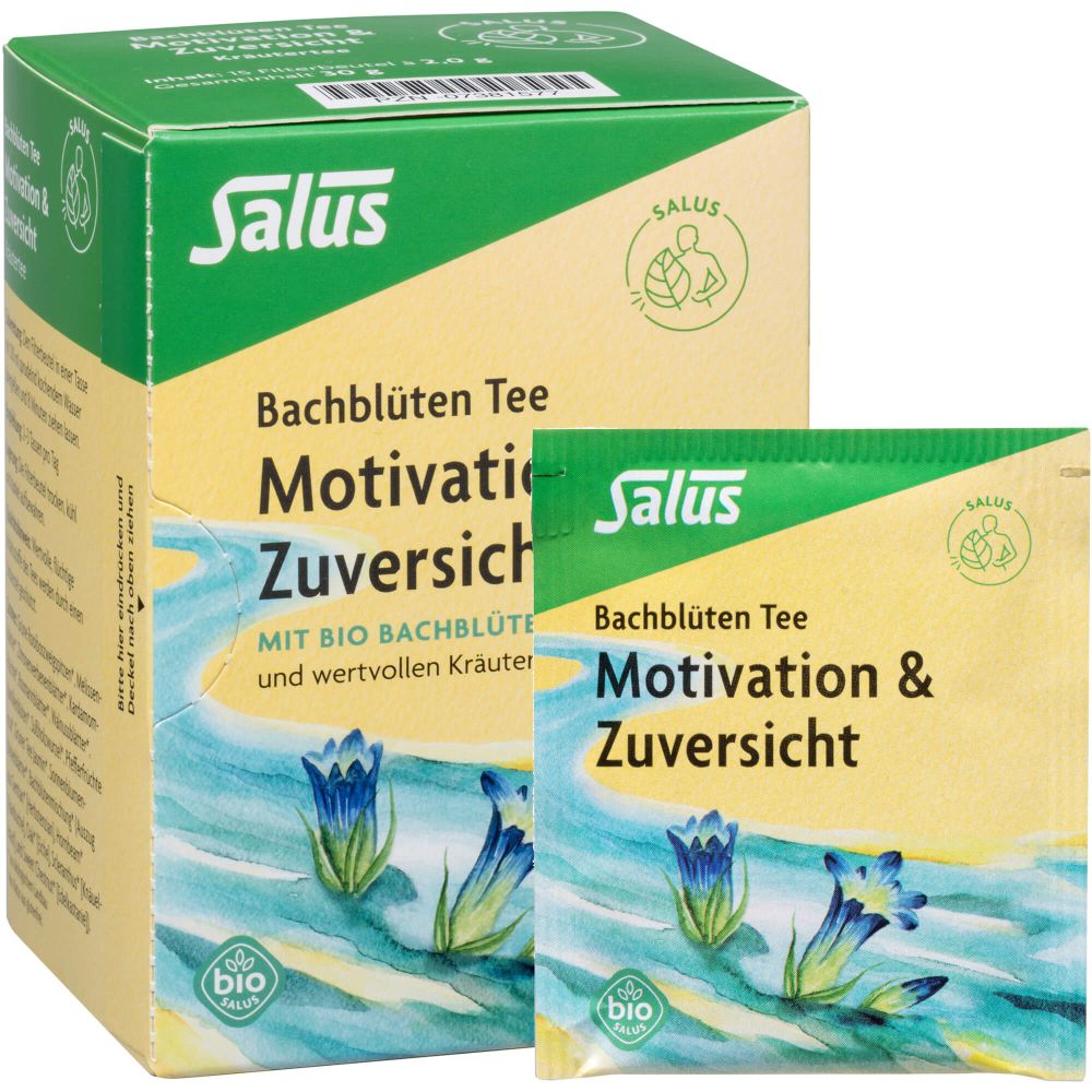 BACHBLÜTEN TEE Motivation&Zuversicht Bio Salus Fbt