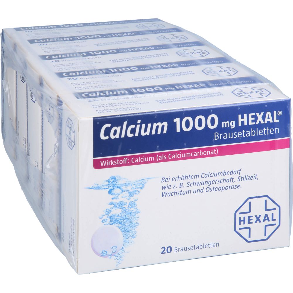 CALCIUM 1000 HEXAL Brausetabletten