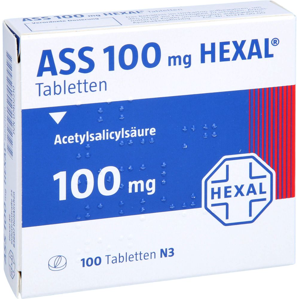 ASS 100 HEXAL Tablete