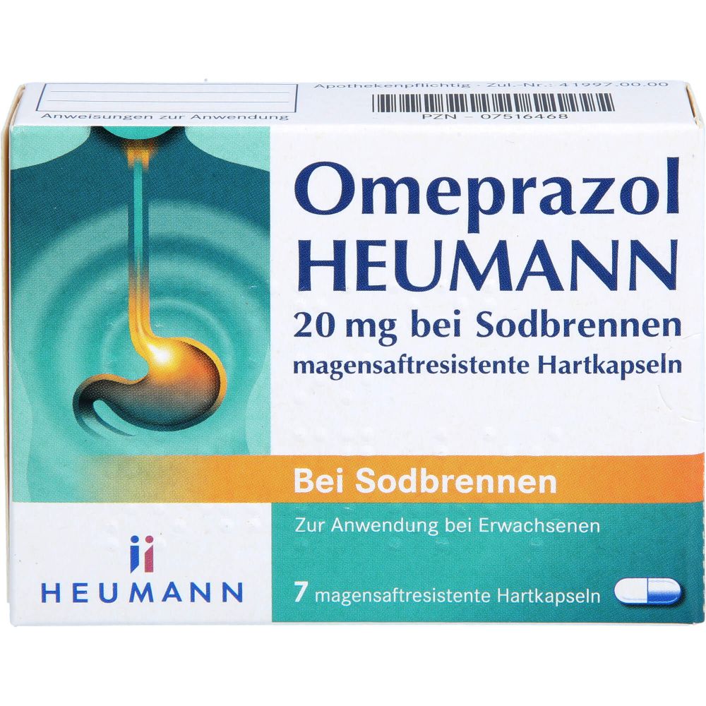 OMEPRAZOL Heumann 20 mg b.Sodbr.magensaftr.Hartk.