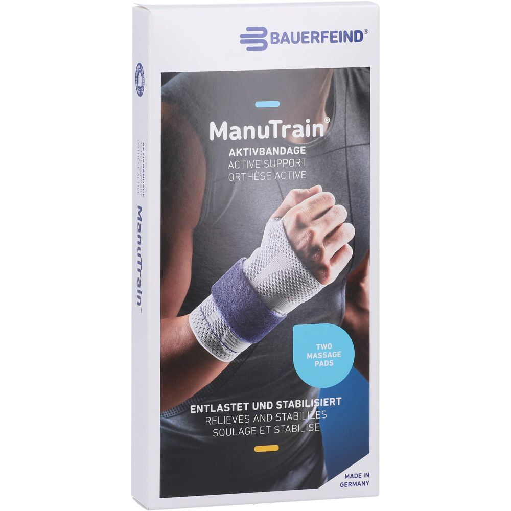 MANUTRAIN Handgelenkbandage links Gr.2 schwarz