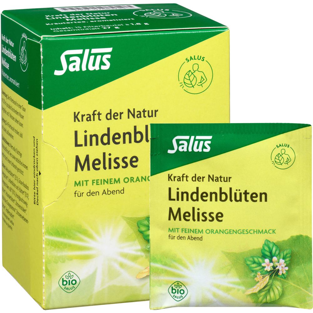 LINDENBLÜTEN MELISSE Tee Kraft d.Natur Salus Fbtl.