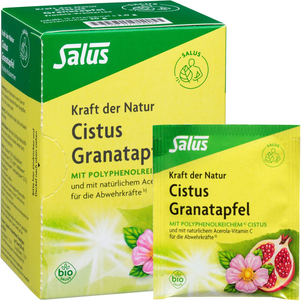 CISTUS GRANATAPFEL Tee Kraft der Natur Salus Fbtl.