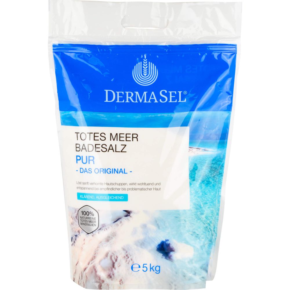 DERMASEL Totes Meer Badesalz Pur