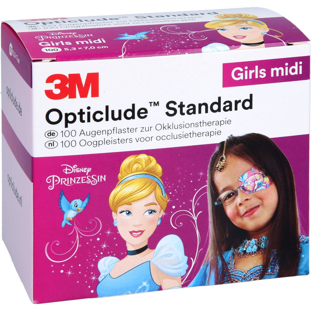 OPTICLUDE 3M Disney girls midi 2538MDPG-100