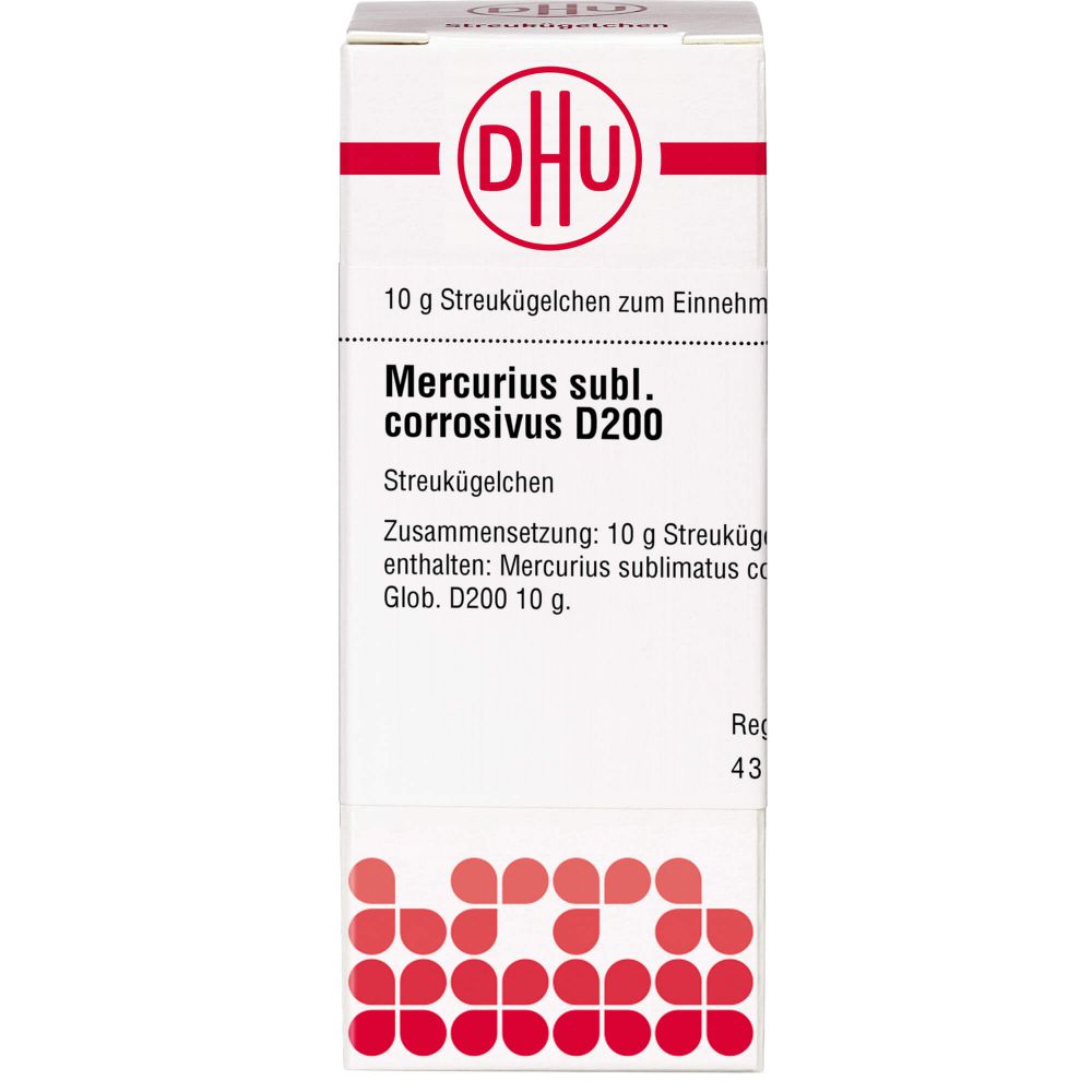 MERCURIUS SUBLIMATUS corrosivus D 200 Globuli
